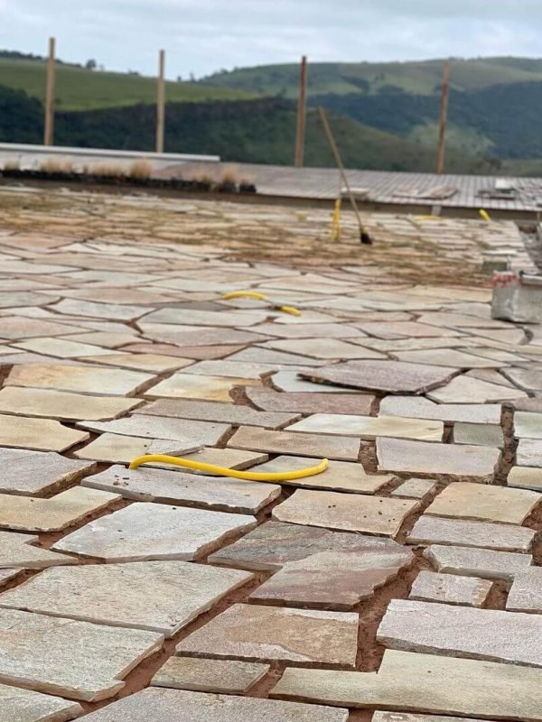 Revestimento de Quattizito rústico da Pedra Rústica